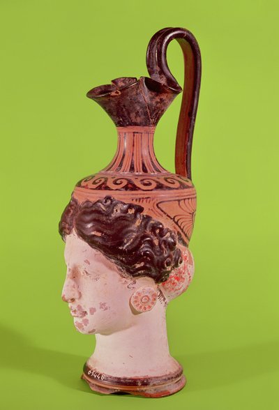 Rhyton in Form eines Frauenkopfes, 3.-2. Jahrhundert v. Chr. von Etruscan